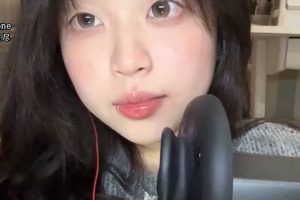 新人小姐姐椰椰拿铁助 快速激烈的舔耳（24.01.16~1）